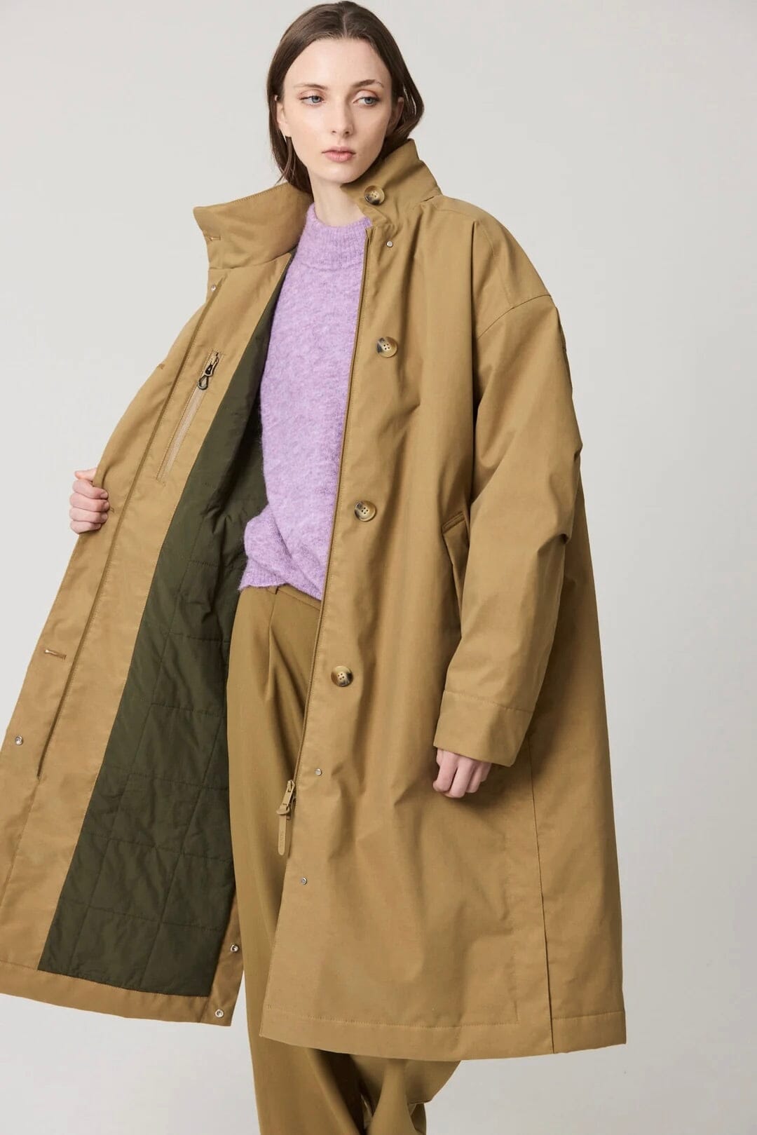 Tantä winter coat "Snestorm" khaki