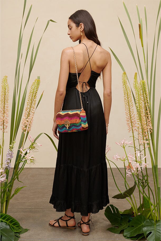 VANESSA BRUNO Baumwollkleid "ALEXANDRA" schwarz