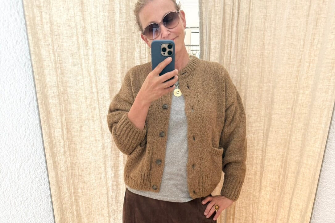 KNIT TED Kuscheljacke "BILLY" hazel