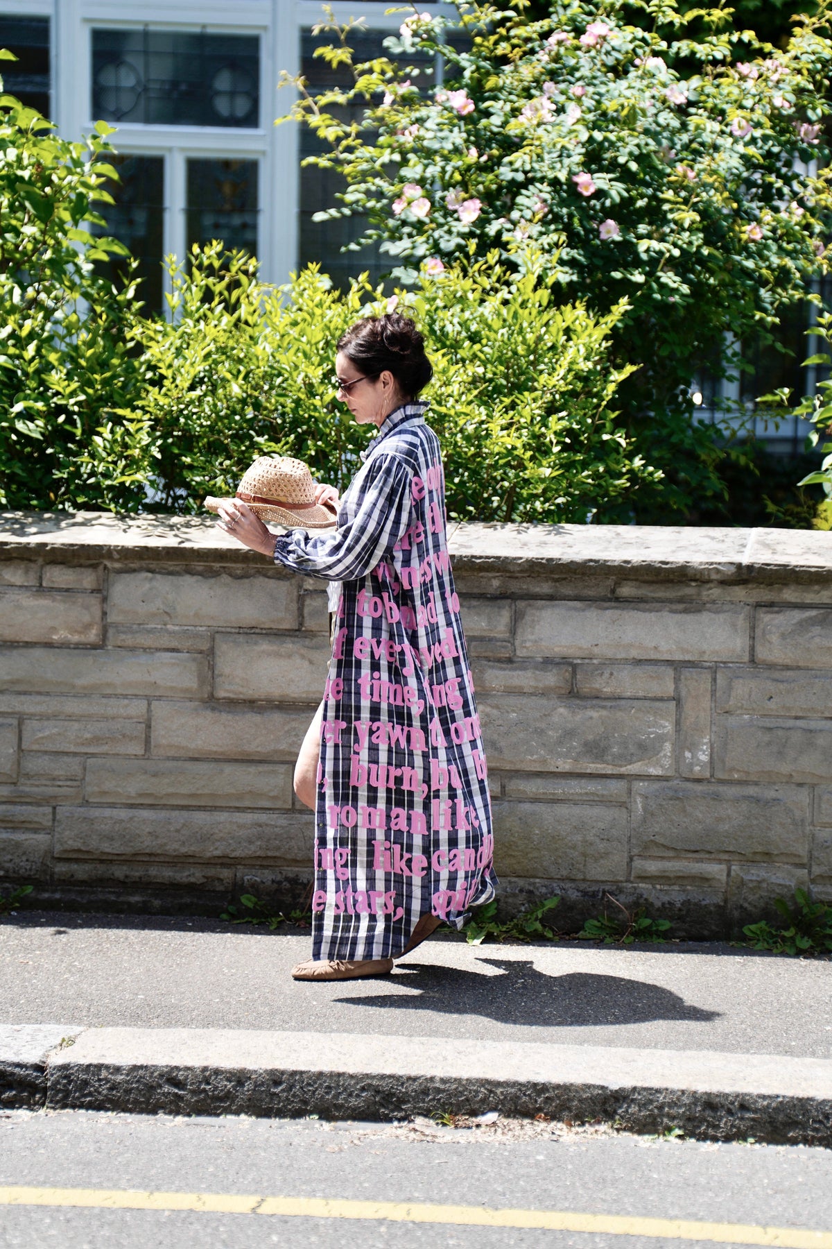 KARIEN BELLE Kimono Kleid "POETRY" carro navy
