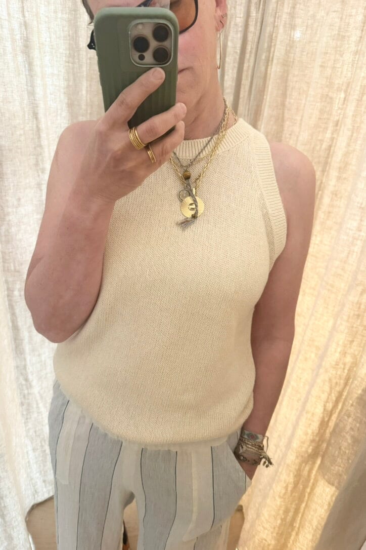 KNIT TED Pullunder Stricktop "DOLLY" vanilla