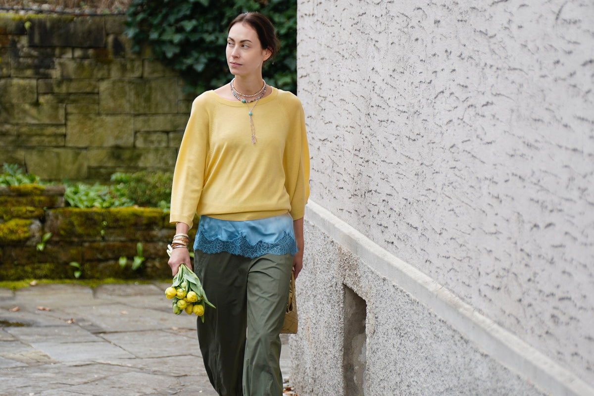 STELLA FOREST cotton blouse "ISOLDE" off-white