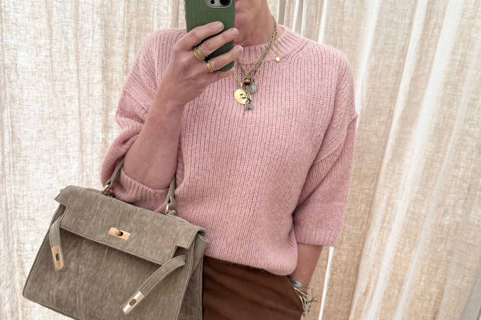 KNIT TED Kuschel Pullunder "MELI" rose