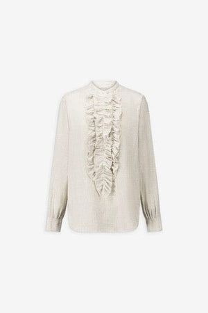 LAURENCE BRAS Baumwollbluse "CARITA" off-white