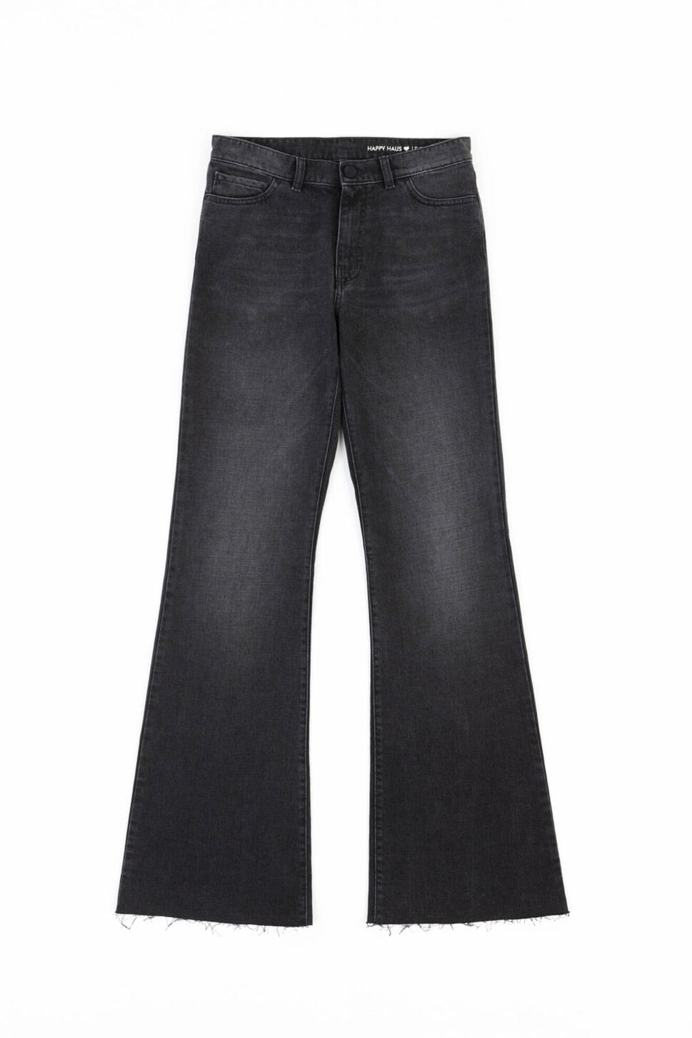 HAPPY HOUSE Le Pantalon - Jeans  "TULIPE"  noir délavé