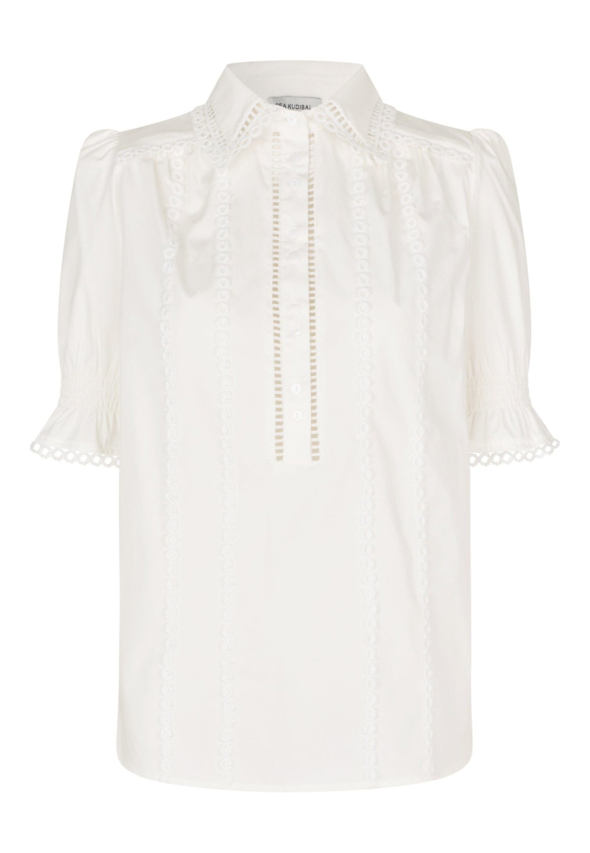 DEA KUDIBAL cotton blouse "DARADEA" natural white
