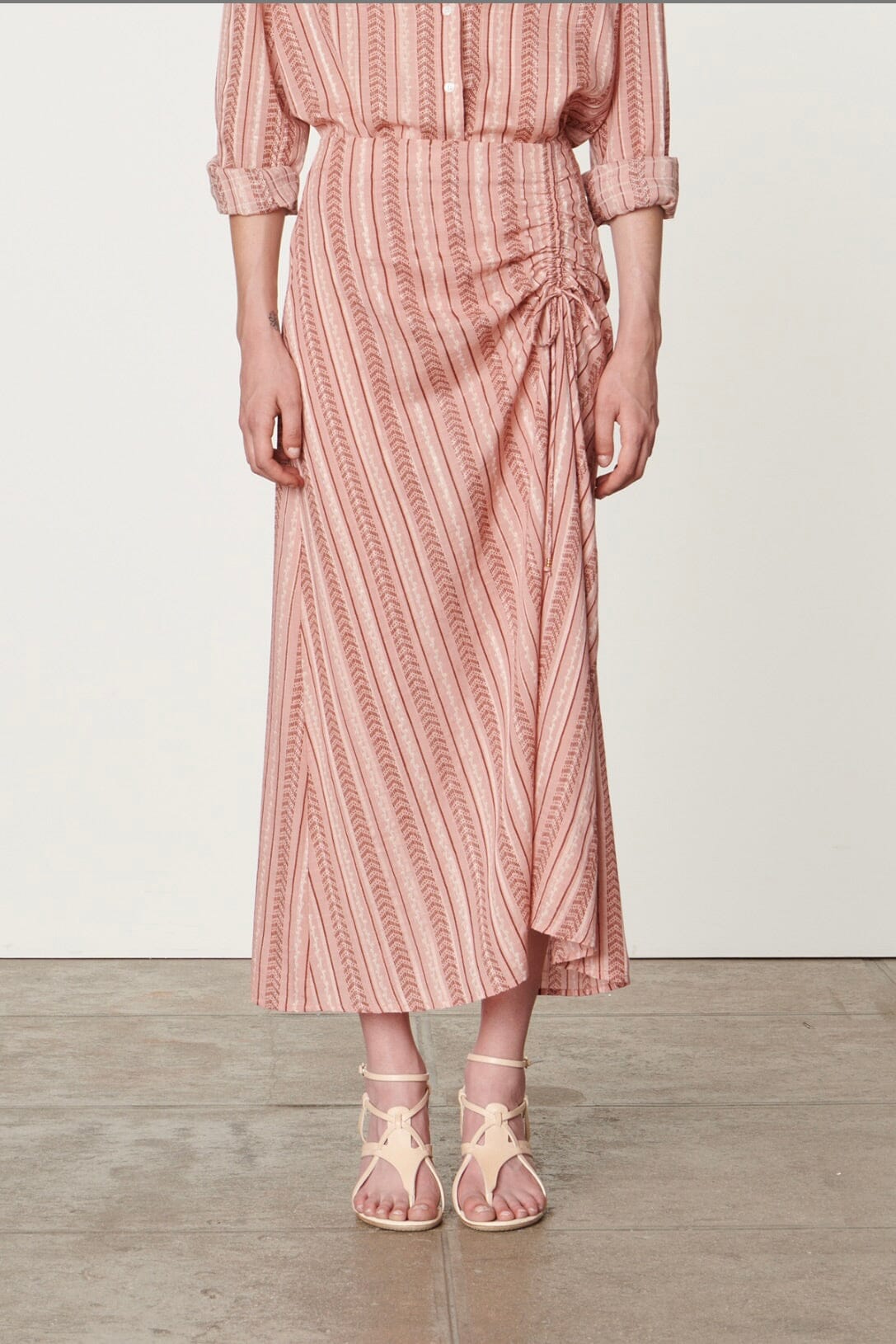 VANESSA BRUNO Midijupe "CALYP" quartz