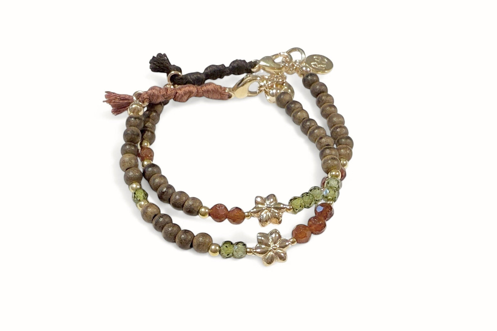 REJANE ROSENBERGER DESIGN stone bracelet "BOHO" with cotton