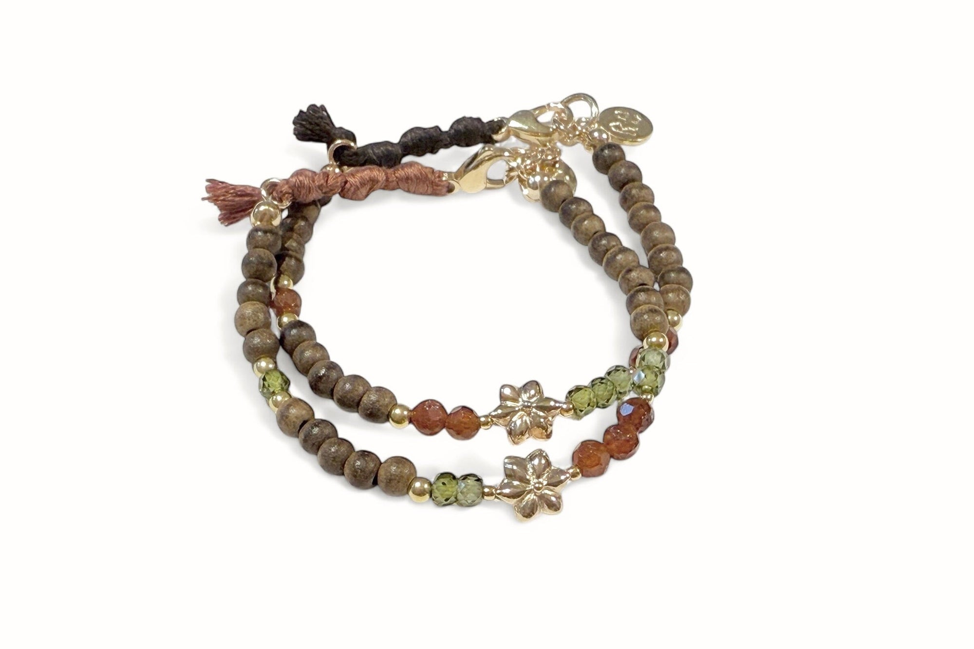 REJANE ROSENBERGER DESIGN stone bracelet "BOHO" with cotton