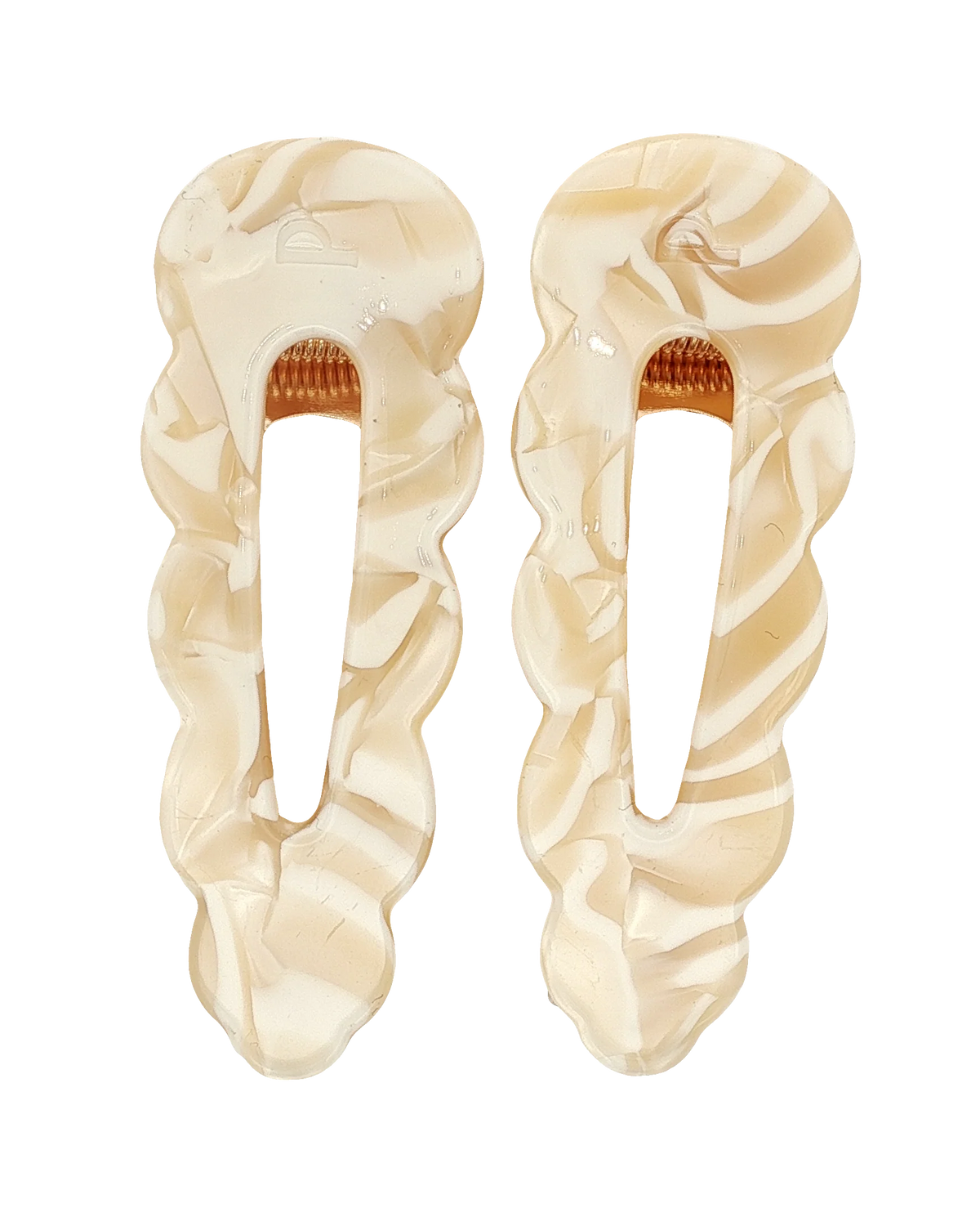 Peignée Paris Barettes "Signature" pop corn