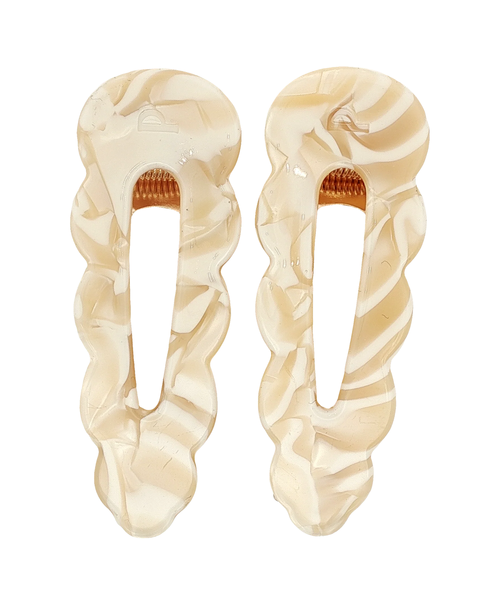 Peignée Paris Barettes "Signature" pop corn