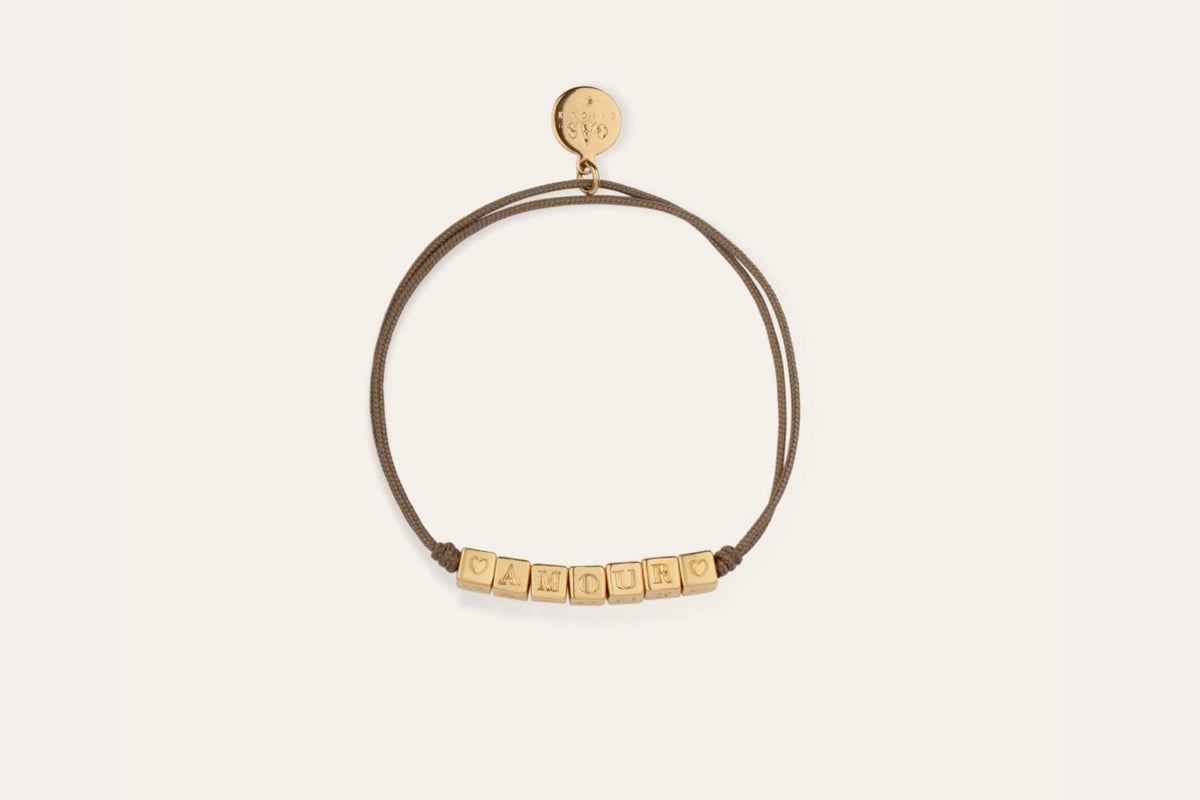 GAS BIJOUX "RIVAGE" bracelet gold plated