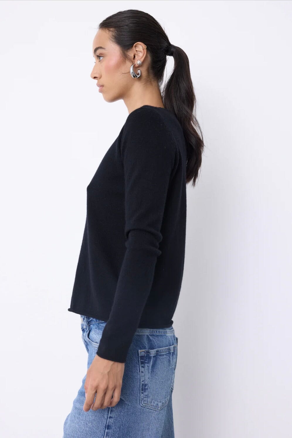 NOTSHY Cashmere Pullover "AYLA" schwarz
