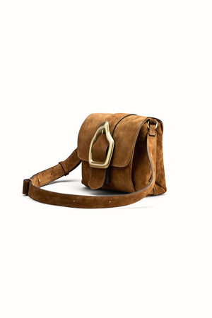 CALAJADE Ledertasche "NAMI" camel suede (Kopie)