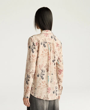 MOMONI Seidenbluse "Meudon" beibe multicolor
