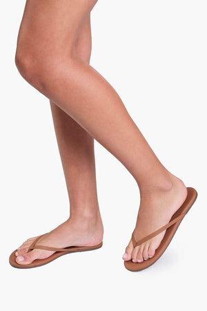 TKEES Leder Flip Flop "CLASSIC" naturale