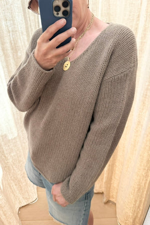 FFC pullover short sleeve "15028" camel