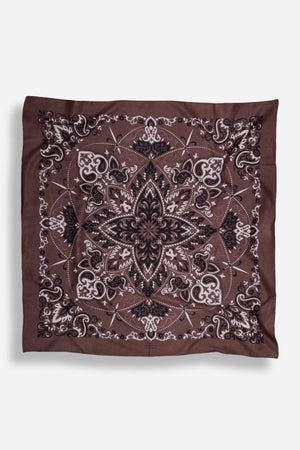 MAISON LECOMTE FLAMANT cotton scarf "Bandana" sand