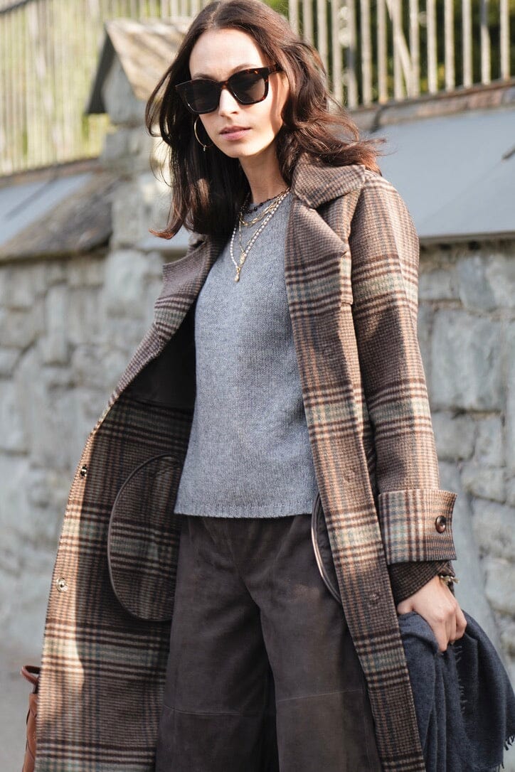 Choice by Réjane Rosenberger Cashmere Blend Pullover "FITTED" antracite