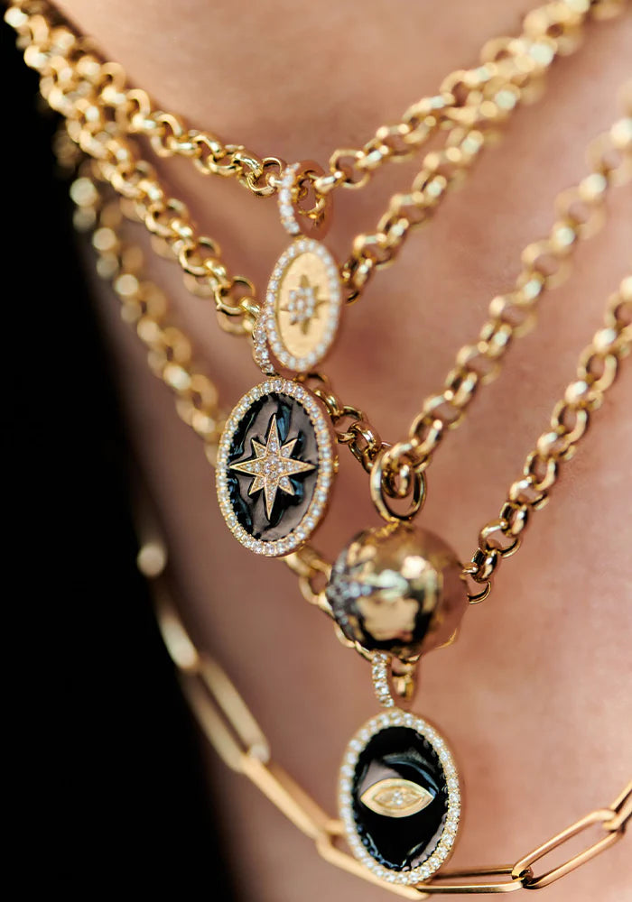 FEIDT JEWELRY PARIS Médaille mini "étoile" 14K gold