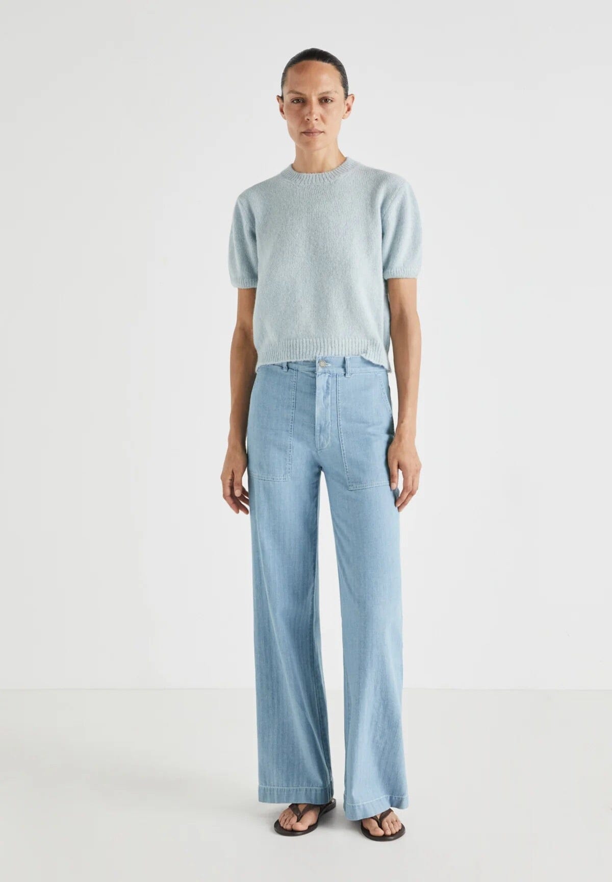 MASSCOB cotton trousers "AMUR" blue