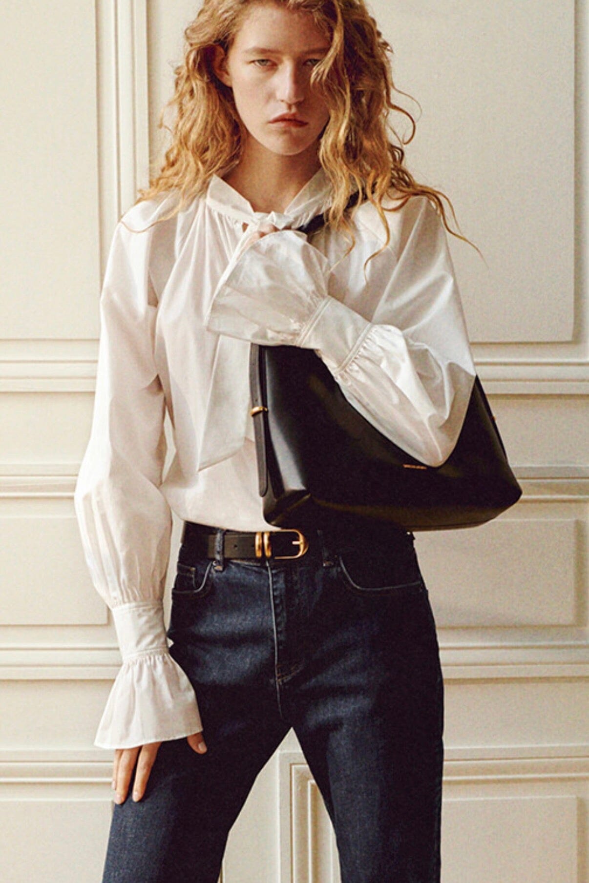 VANESSA BRUNO Baumwollbluse "FATIMA" weiss