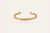 GAS BIJOUX "RIVAGE" bracelet gold plated