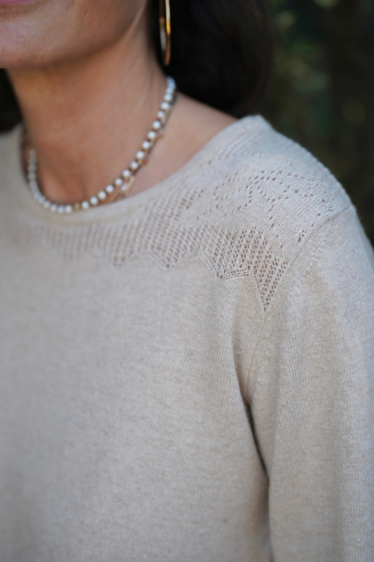 MAISON HOTEL cotton blouse "KERRY" off-white