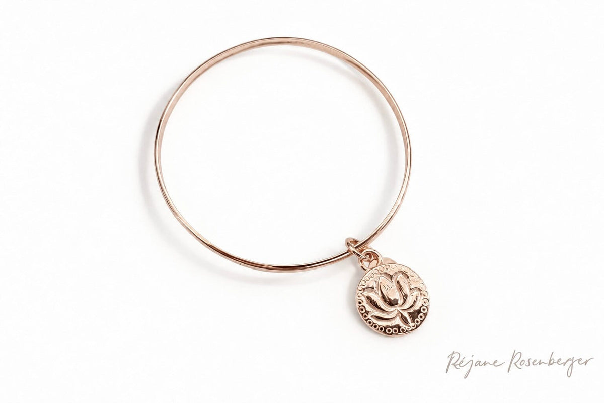 REJANE ROSENBERGER DESIGN Silberreif "Lotus" or "Ewiger Knoten"