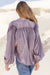 MES DEMOISELLES Baumwollbluse "SATI" purple