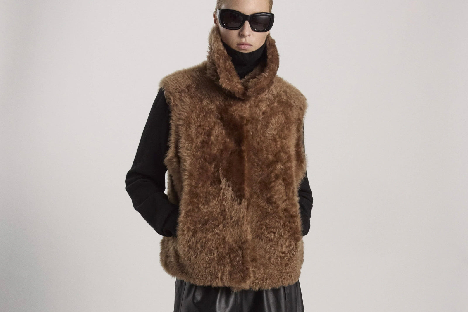 UTZON Lacongilet "VANA" teddy nut