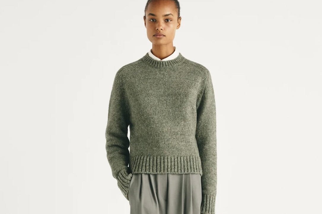 MASSCOB Woolmix Sweater "VALOIS" army