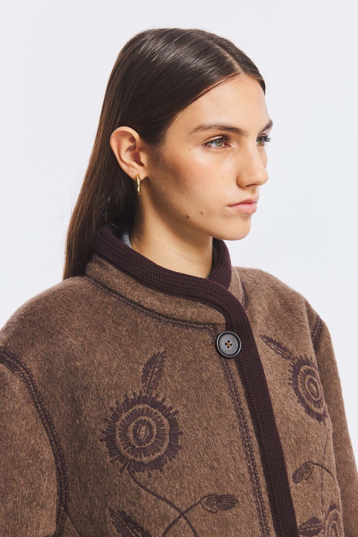 ANTIK BATIK Jacke "Willow" brown