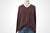 FFC Leichter V-Neck Pullover  "14070" brown/aubergine