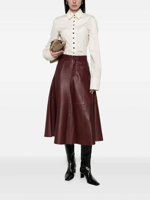 HAIKURE Lederjupe "SERENITY" brown