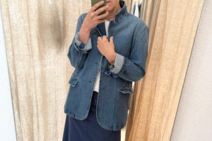 HAPPY HOUSE oversized blazer "Cord" beige vintage