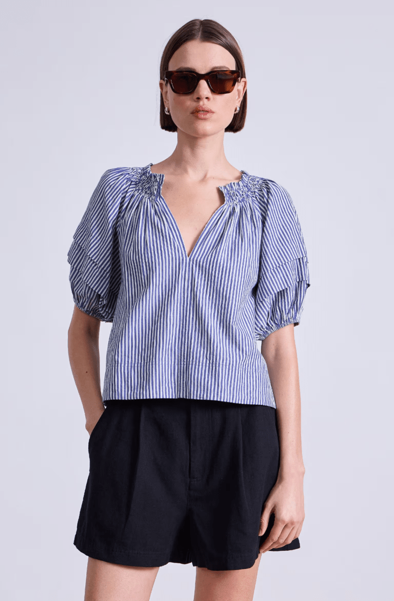APIECE APART Bohobluse "Caminitas" stripe