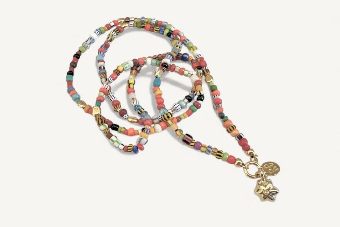 REJANE ROSENBERGER DESIGN Ghanabeads Kette mit Anhänger