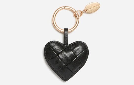 VANESSA BRUNO Ledercharm "Heart" black