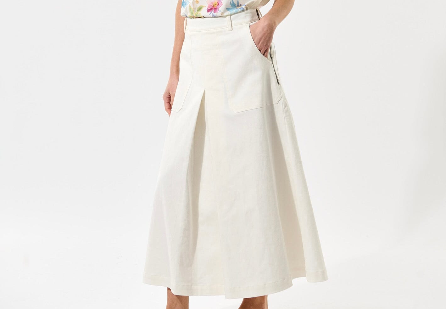 DEA KUDIBAL Jeansjupe "DINESSADEA" white denim