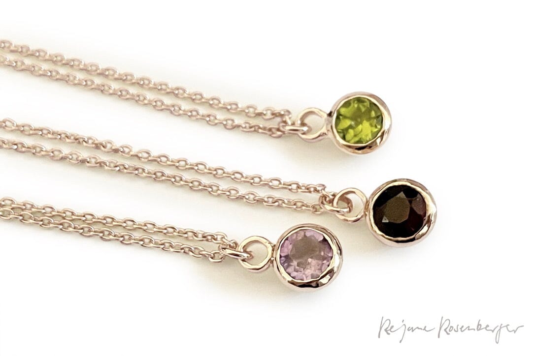 REJANE ROSENBERGER DESIGN Kette "One" Spinel framboise
