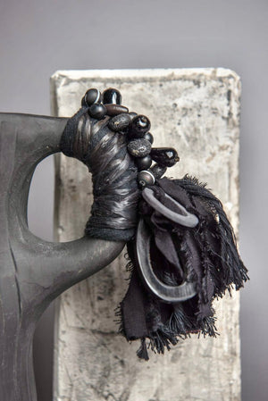 ANNA WESTERLUND Krug - Vase schwarz