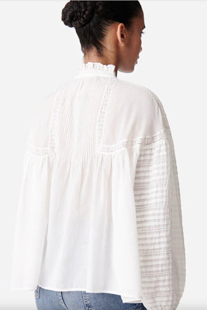 VANESSA BRUNO Boho Bluse "DAHLIA" white