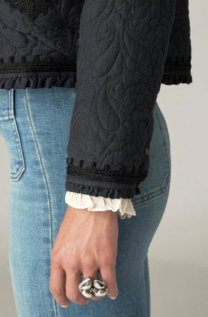 MAISON HOTEL wool mix blazer "LUCIEN" night navy