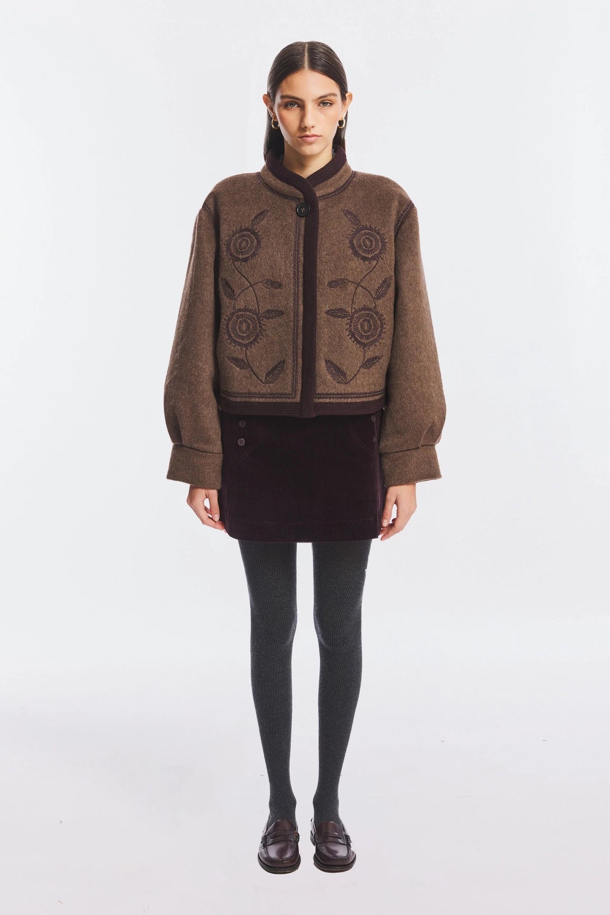 ANTIK BATIK Jacke "Willow" brown
