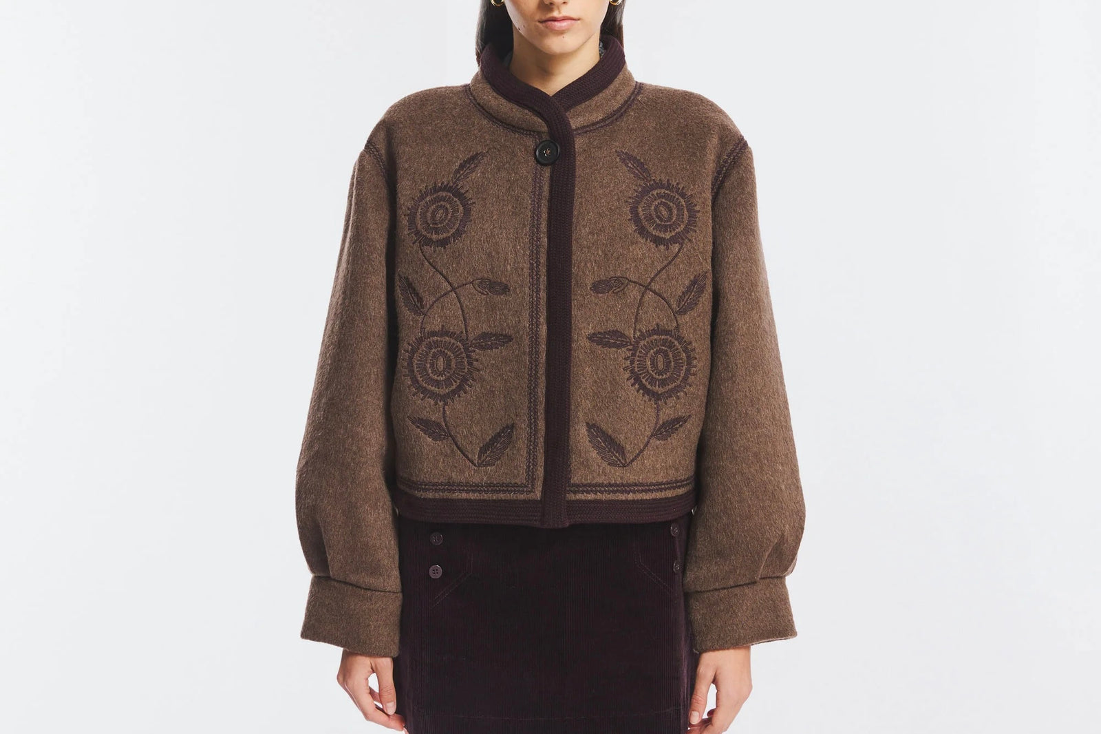 ANTIK BATIK Jacke "Willow" brown