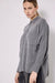 NOTSHY Cashmere Hemd "ANDREA" gris chiné foncé