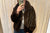 STELLA FOREST Bomberjacke "ATEMIS" fake fur chocolat