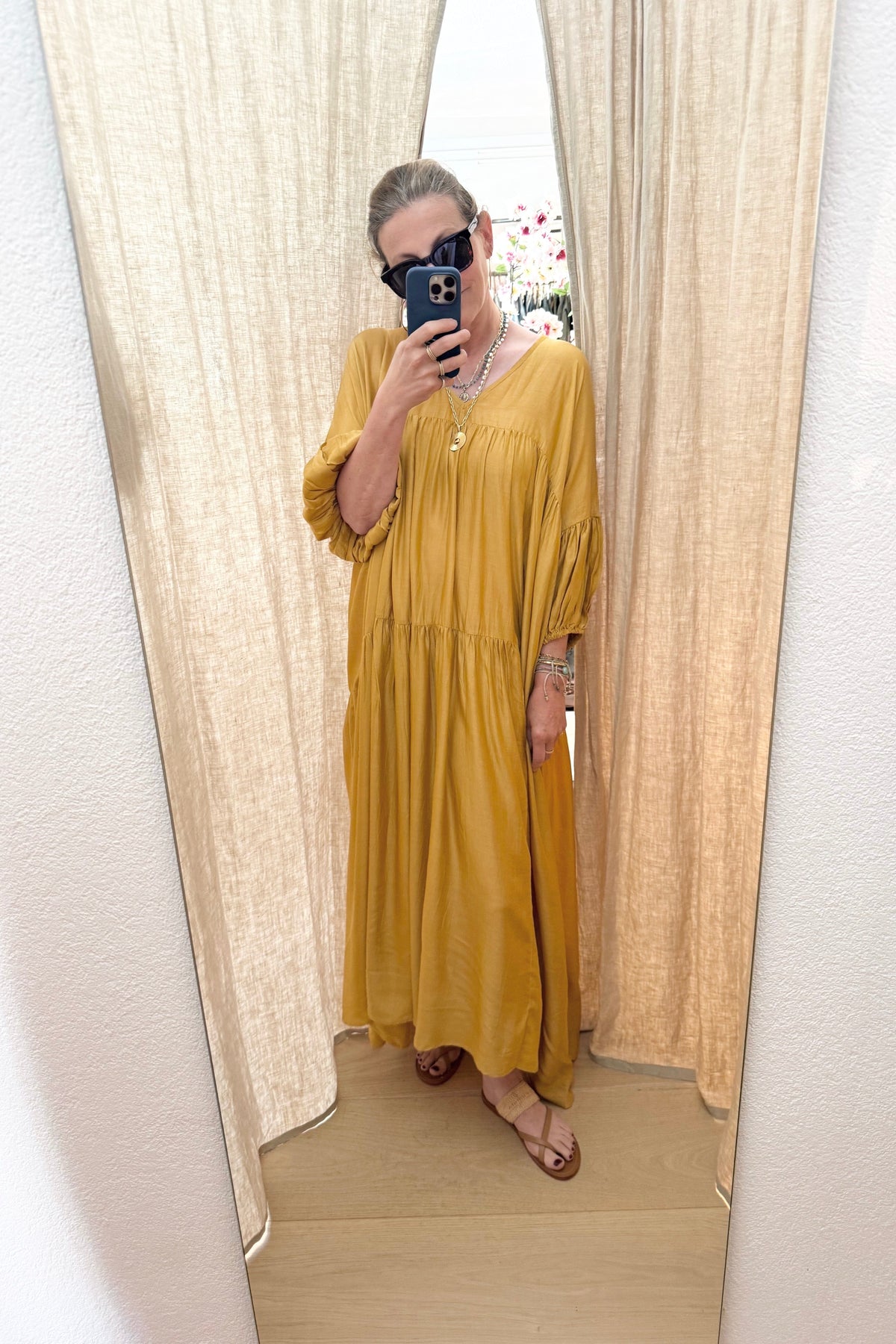 AYRE Viscosekleid "MAUDE" terre