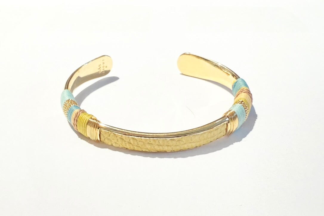 GAS BIJOUX "SARI" wide metall gold